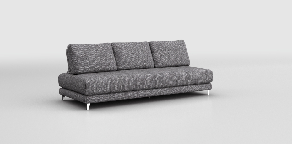 Vigoleno - linear sofa with 3 backrests